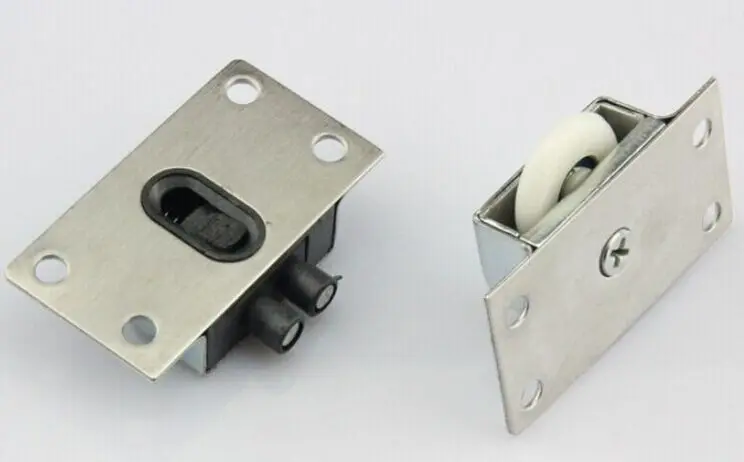 

4Sets/Lot Stainless Steel Wardrobe Closet Sliding Door Rollers Roller Pulley Wheels