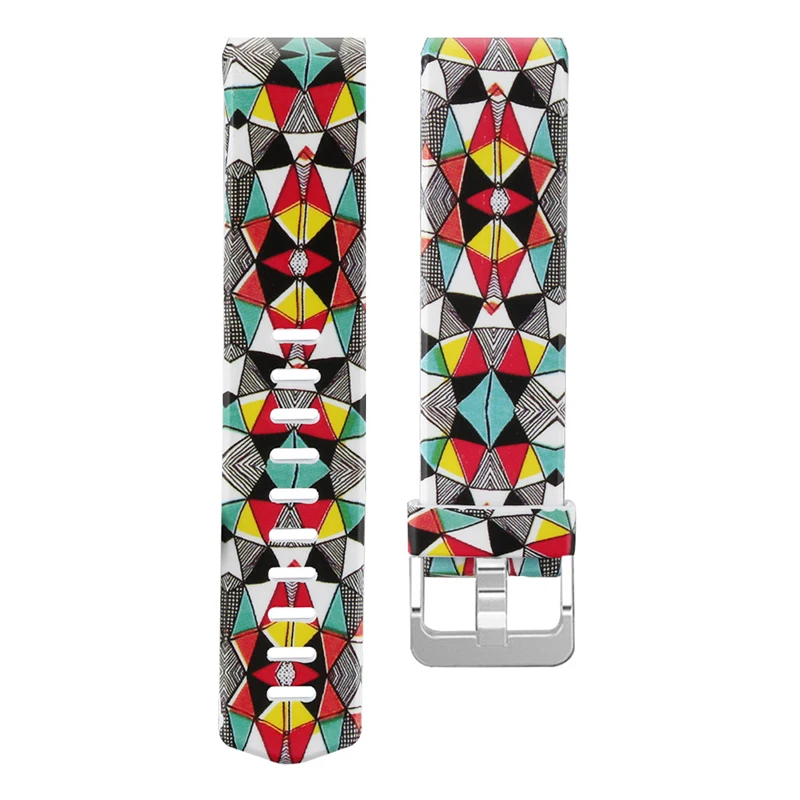 Fashion Soft Wrist for Fitbit Charge 2 Fitness Health Bracelet Smart Strap for Fit bit Watch Band Sports Wristband Accessories