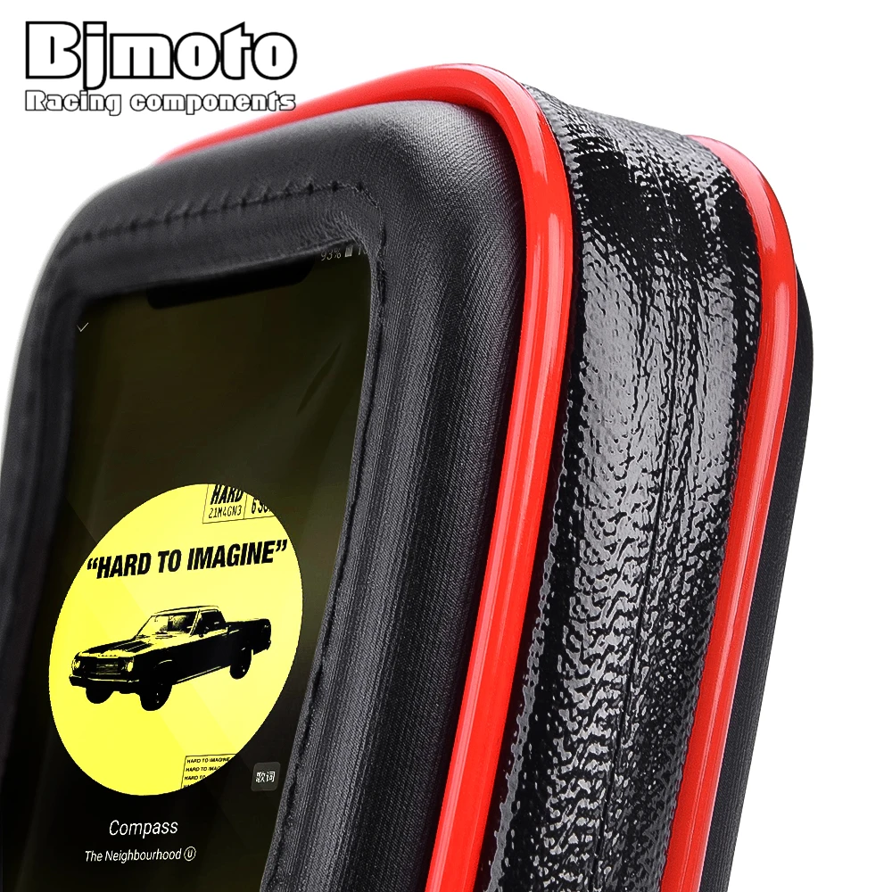Bjmoto телефон в пределах 6 3 дюймов экран боковое зеркало держатель телефона