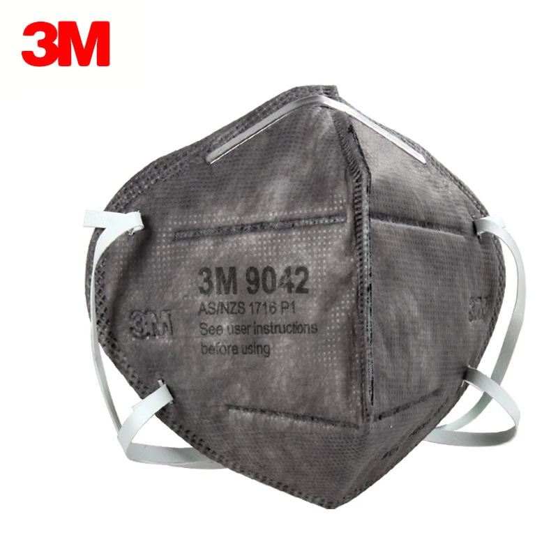

3M 9042 Dust Mask KN90 Anti Organic Vapor Odor and Particle Respirator Activeted Carbon Masks For Paint Welding Mining 25pcs/lot