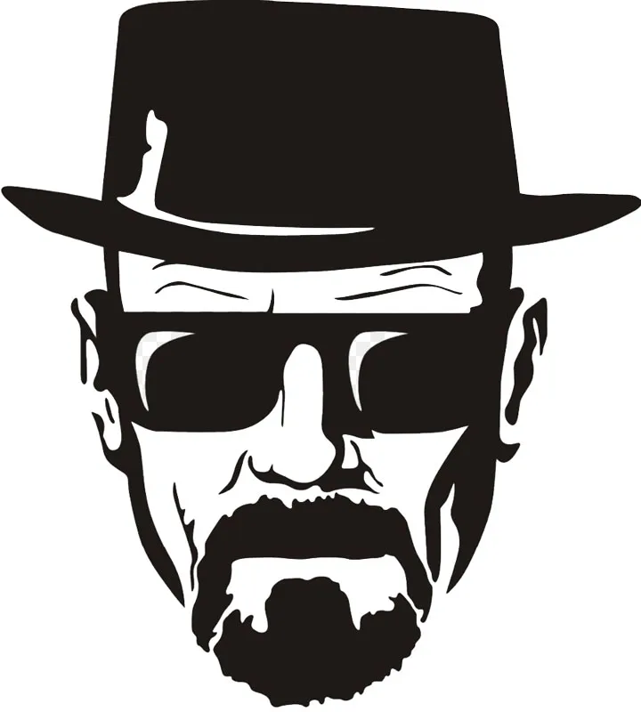 1 шт. наклейка ломающаяся Heisenberg Виниловая для окна ноутбука автомобиля Moto Vinilos