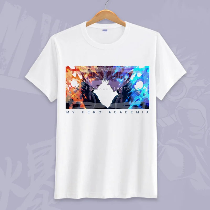 Coshome Boku No Hero Academia T-Shirt Short Sleeve Tee Shirt  My Hero Academia Izuku Midoriya Printed Summer Costume (14)