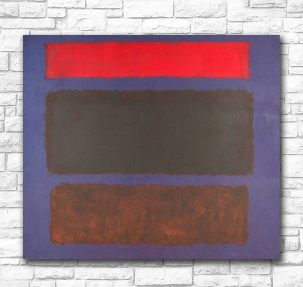 

Wall Pictures For Living Room Abstract Mark Rothko No. 16 1960 Canvas Art Home Decor Modern No Frame Oil Painting
