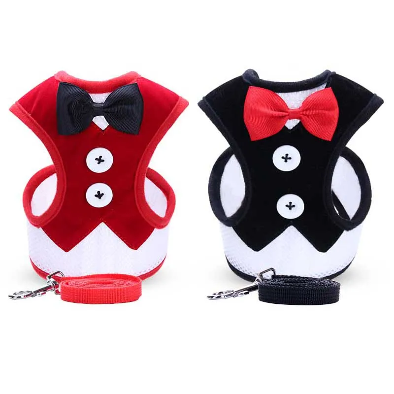 

Breathable Dog Harness Small Pet Dogs Harness Leash Set Puppy Cat Vest Lead Collar for Chihuahua Pug Bulldog Dog Cat Arnes Perro