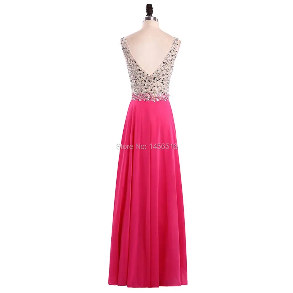 2019 New V-Neck Evening Dress Long Party Gowns Formal Pageant Celebrity Long Dress Vestidos De Novia 09184W