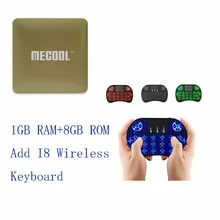 Hot Sale MECOOL HM8 TV Box Amlogic S905X Quad Core 64 Bit Android 6.0 ROM 8G RAM 1G Smart Mini PC 1GB+8GB 4K TV Set Top Box wifi