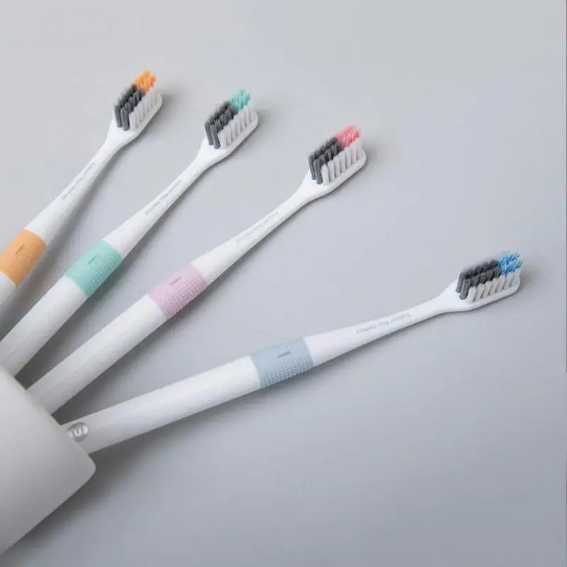 Оригинальная зубная щетка Xiaomi DOCTOR B, 4 шт., зубная щетка для глубокой очистки, включая дорожный ящик для взрослых, чистка зубов, уход за полостью рта
