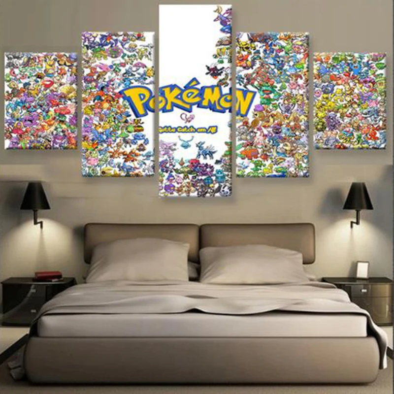 YIKELA DIY Diamond Painting Pokemon Full Square Drill Diamond