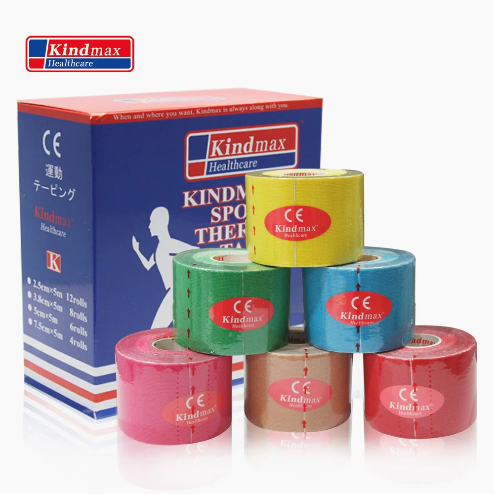 Kindmax Healthcare Athletic Kinesiology Tape Medical Elastic Sport