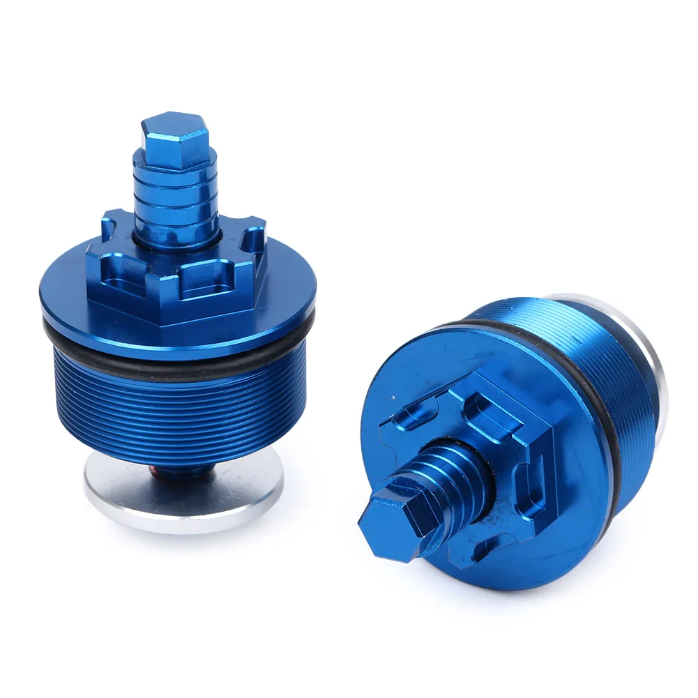 41MM Front Shock Absorber Screw Fork Cover Cap Preload Adjusters Bolts
