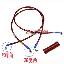 Banjo гидравлическая мотоциклетная оплетка стальная Тормозная муфта Масляный шланг линия труба подходит ATV Dirt Pit Bike Motocicleta