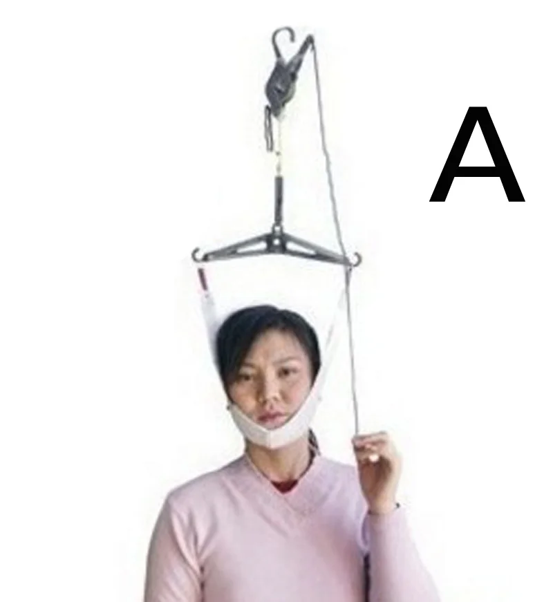

Cervical Traction Over Door Neck Massager Device Kit Stretcher Adjustment Chiropractic Back Head Massager relaxation