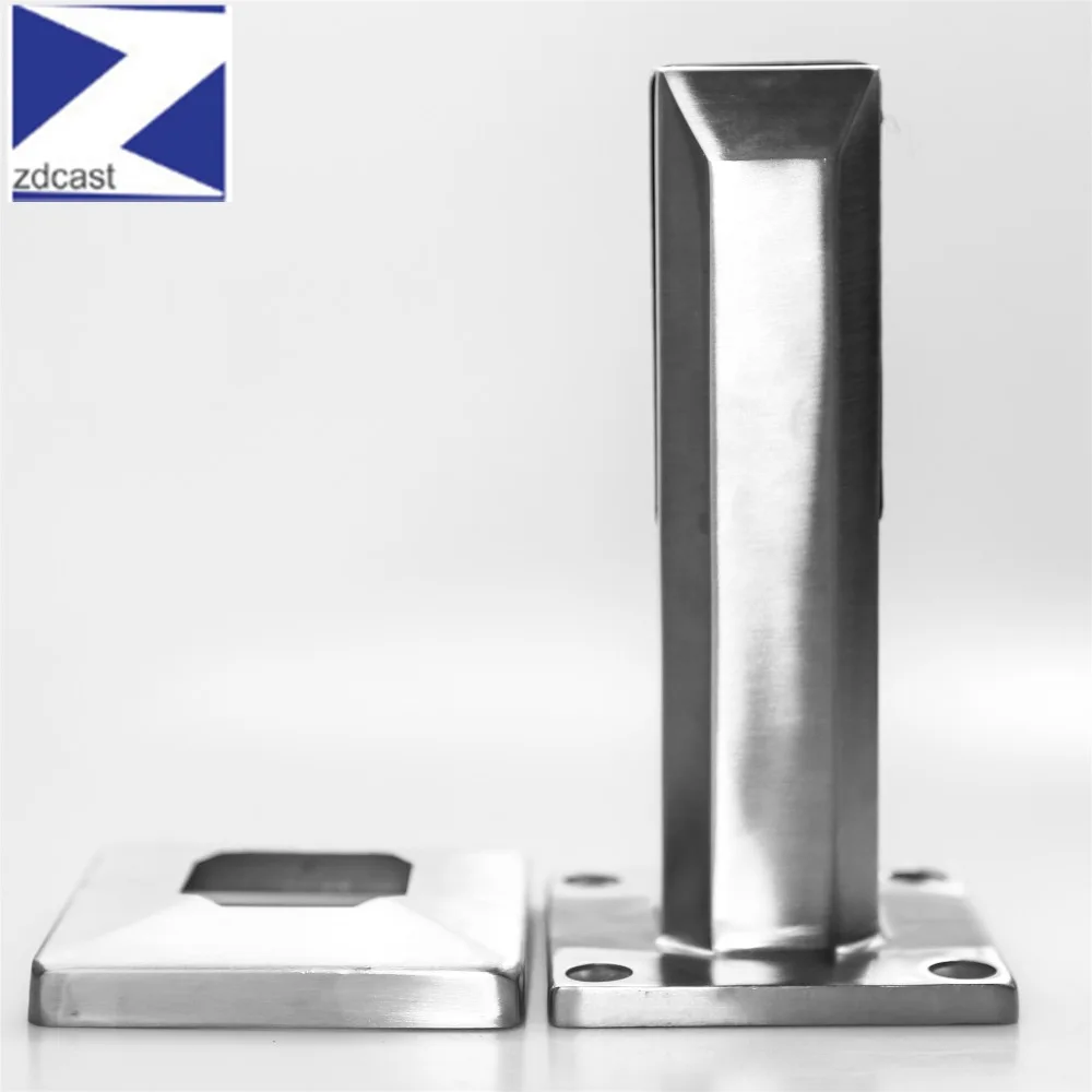 

2205 Stainless Steel Square Pool Fence Spigot Home Garden Stairs Balustrade Railing