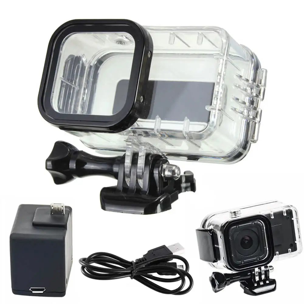 

Extended BacPac Battery For GoPro Hero Session Accessories+Cable+Extended Waterproof Protective Case For GoPro Hero 4 Session 4S
