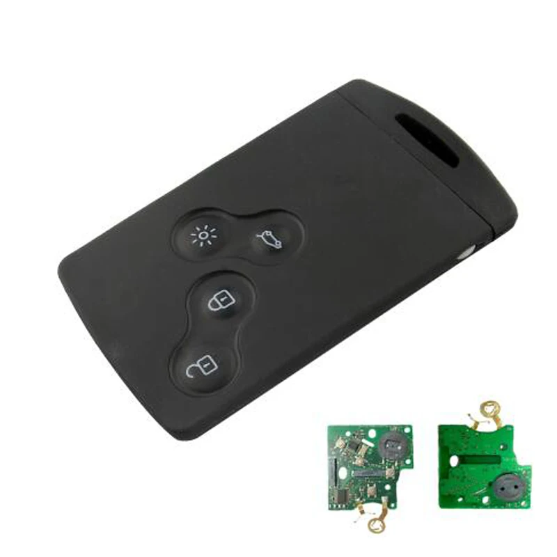 

Hot sale 433Mhz PCF7952 Chip 4 Button Remote Key Smart Card Car Key For Renault Koleos Clio Megane Scenic Laguna