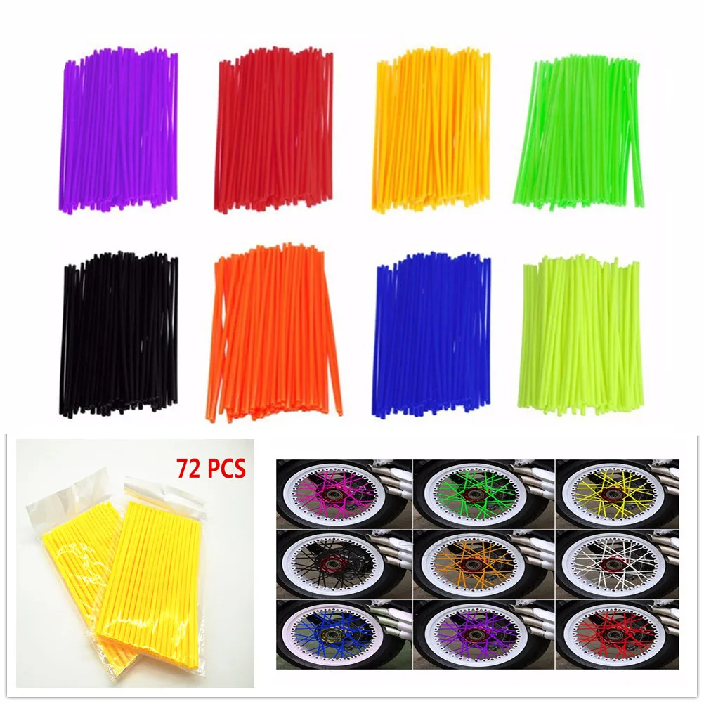 

Motorcycle Wheel Rim Spoke Skin Cover Wrap Tube