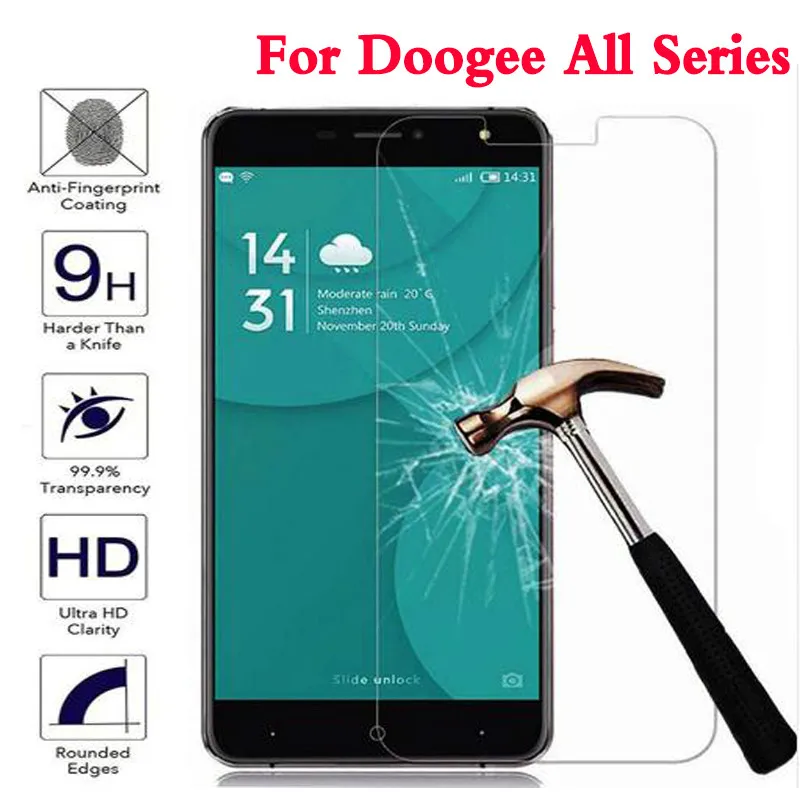 

Tempered Glass For Doogee N10 Y8 Y7 Y6 BL5000 BL7000 BL12000 Screen Protector Protective Film For Doogee X5 Max X30 X70 S90 S60
