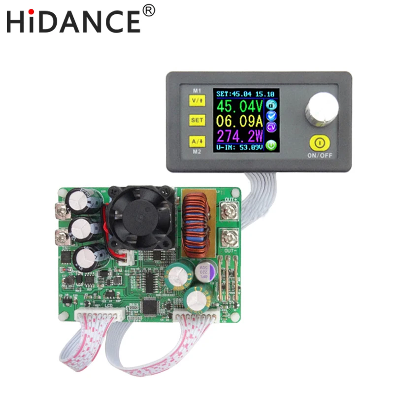 

DPS5015 15A Constant Voltage current Step-down Programmable digital Power Supply buck Voltage converter color LCD voltmeter