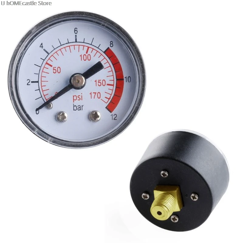 

Air Compressor Pneumatic Hydraulic Fluid Pressure Gauge 0-12Bar / 0-170PSI Hotselling