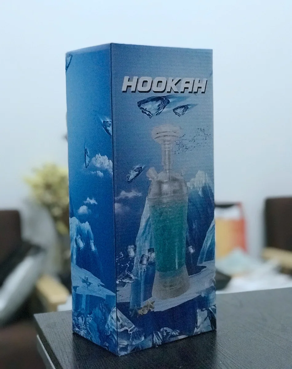 Акриловый кальян на воде кальян, 1 труба для кальяна, 32,5*9,5*14 см