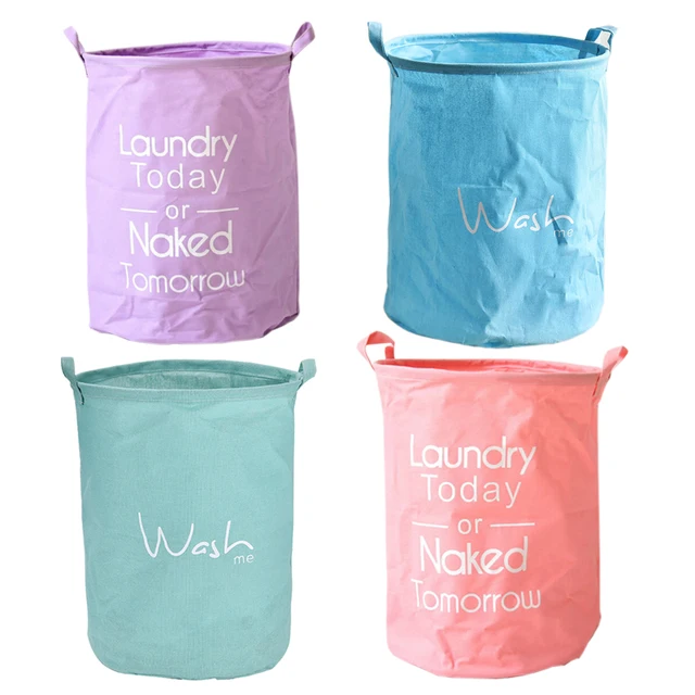 Laundry Basket Baby Toys Storage Basket Cotton And Line Dirty
