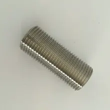 Домашнее оборудование 1/" NPS полный ниппель резьбы, 50 мм L, нержавеющая сталь 304, фитинг трубы