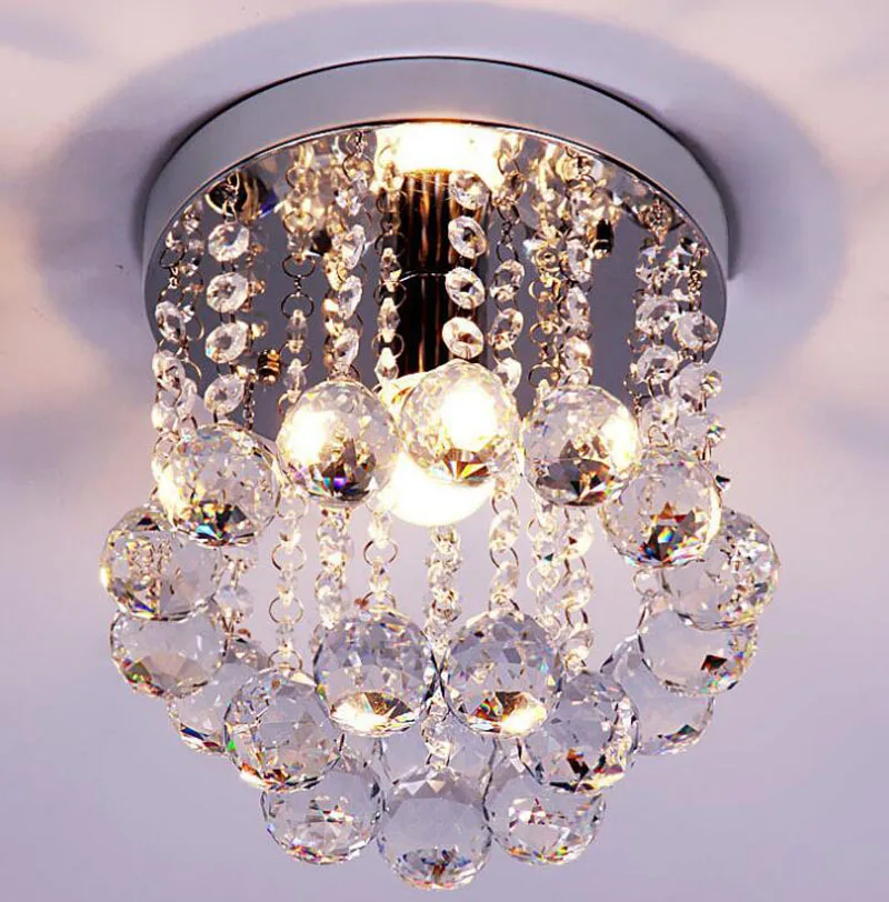 

T Luxury Modern Crystal Lights Aisle Lights Creative Porch Lights Crystal Ceiling Chandelier Lighting Fixtures
