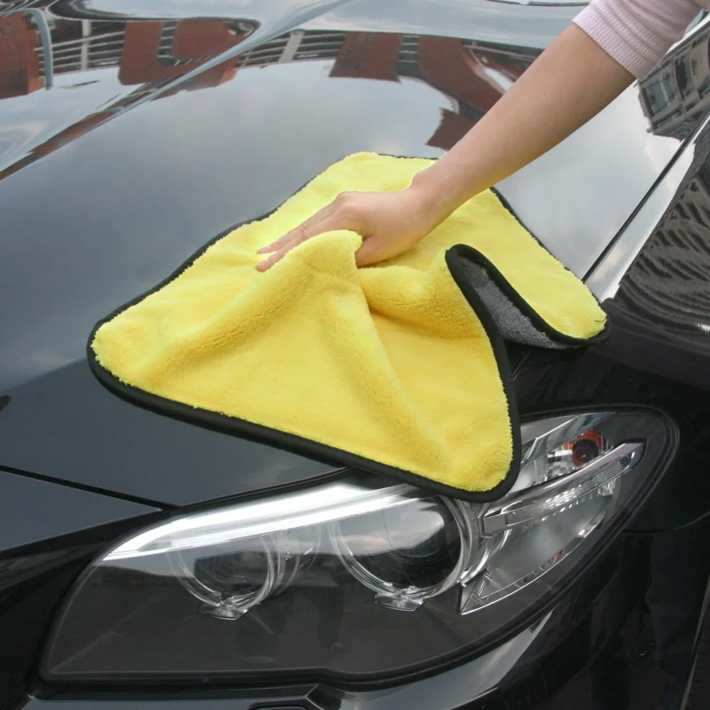 1PC Super Thick Plush Microfiber Car Wash Towel Car Cleaning Drying
