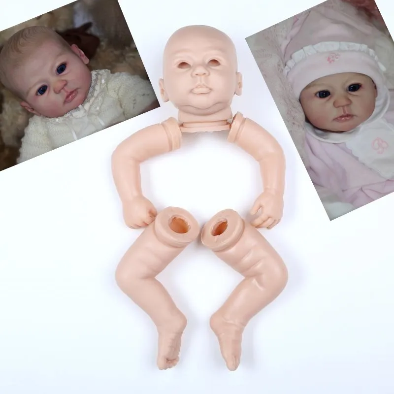 New Blank Vinyl Reborn Kit DIY Unpainted Blank Doll Newborn Realistic Baby Dolls 