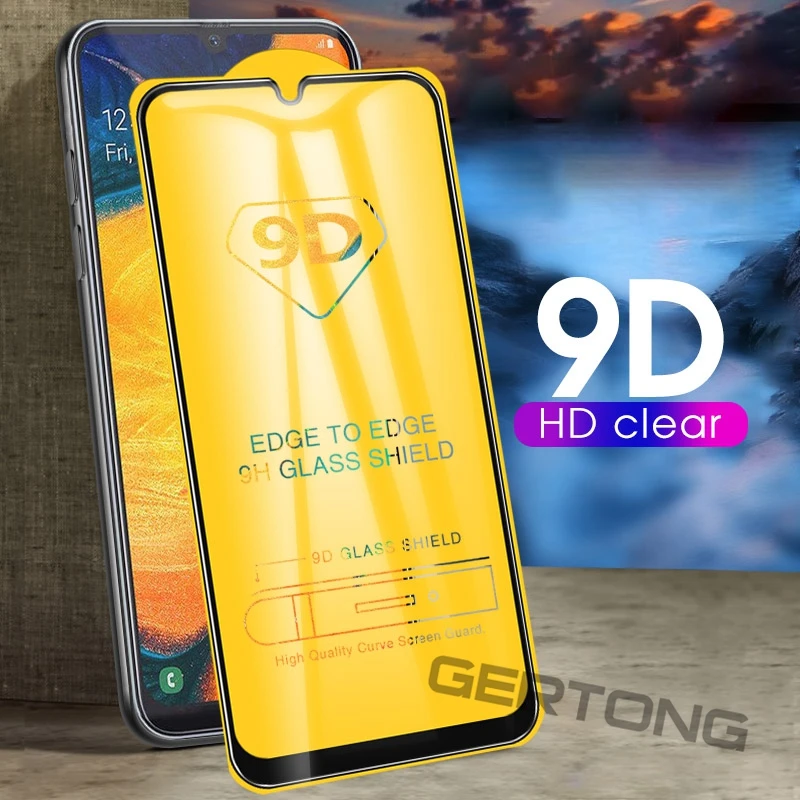 2 в 1 для samsung A50 стекло 9D защитное закаленное стекло для samsung Galaxy A50 задняя камера объектив защитная пленка на A50