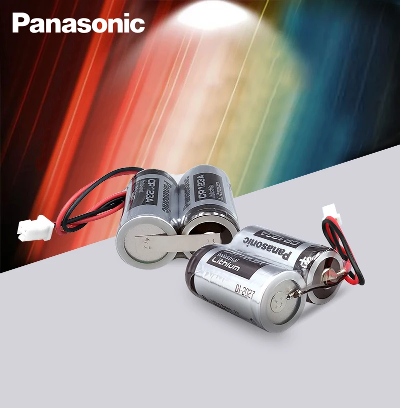 3 шт. Panasonic 3 в CR123A CR17345 DL123A EL123A 2 шт. с вилкой специальный счетчик воды, счетчик электроэнергии и газа