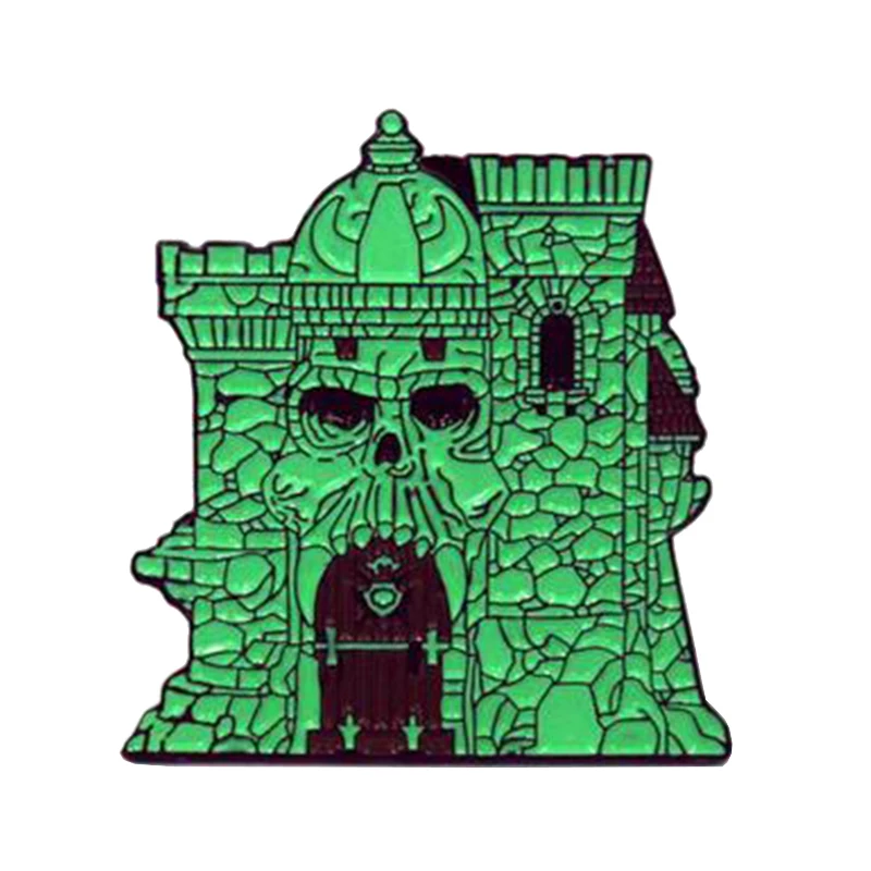 

Castle Grayskull , Masters of the Universe He-Man badge pin Perfect for any 80s YOU HAVE THE POWER