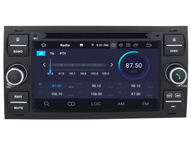 AVGOTOP автомобильный dvd-плеер для Ford Focus 2004-2008 Восьмиядерный Android 9,0 Автомобильный видеорегистратор с радио/wifi+ DSP+ DAB+ OBD навигация