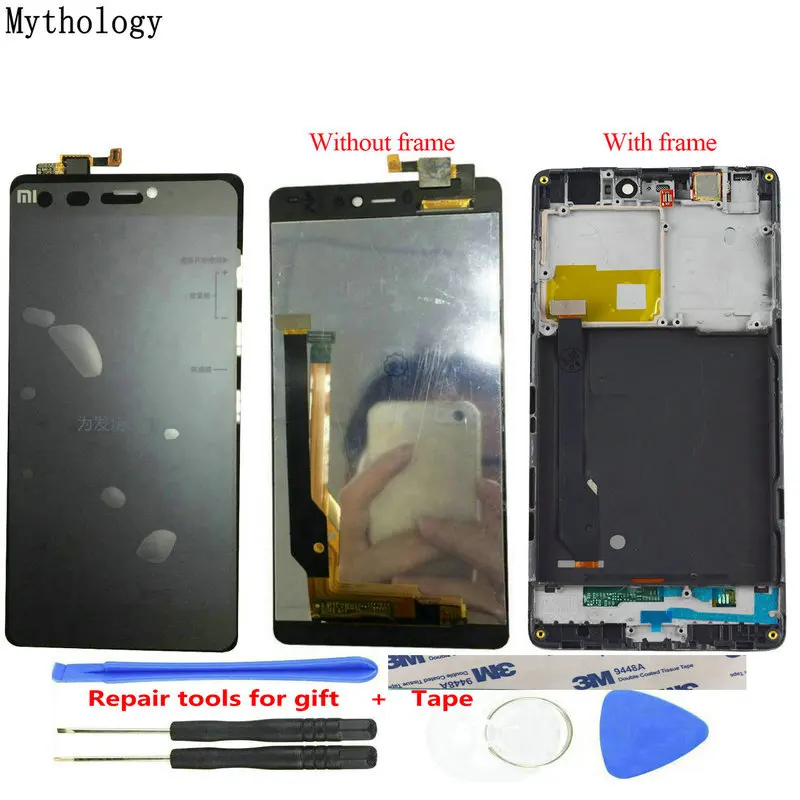 For Xiaomi Mi4C Mi 4C Touch Panel LCD Display Snapdragon 808 Hexa Core 5.0 Inch Replacement Mobile Phone Screen Mythology | Мобильные