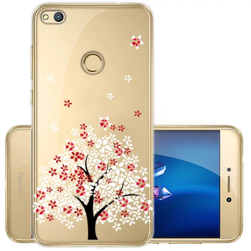 Painted Soft TPU Cover for Huawei P8 P9 Lite 2017 Clear Silicone Case Y5 Y6 2017 P Smart Honor 10 9 8X 9 lite Protective Fundas  (20)