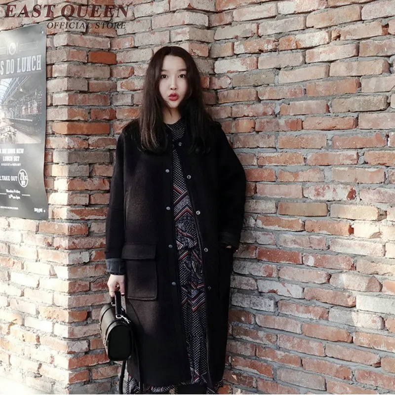 

Women winter jacket 2018 new arrival female jacket winter batwing sleeve warm coat fashion black oversized coat AA2851 YQ