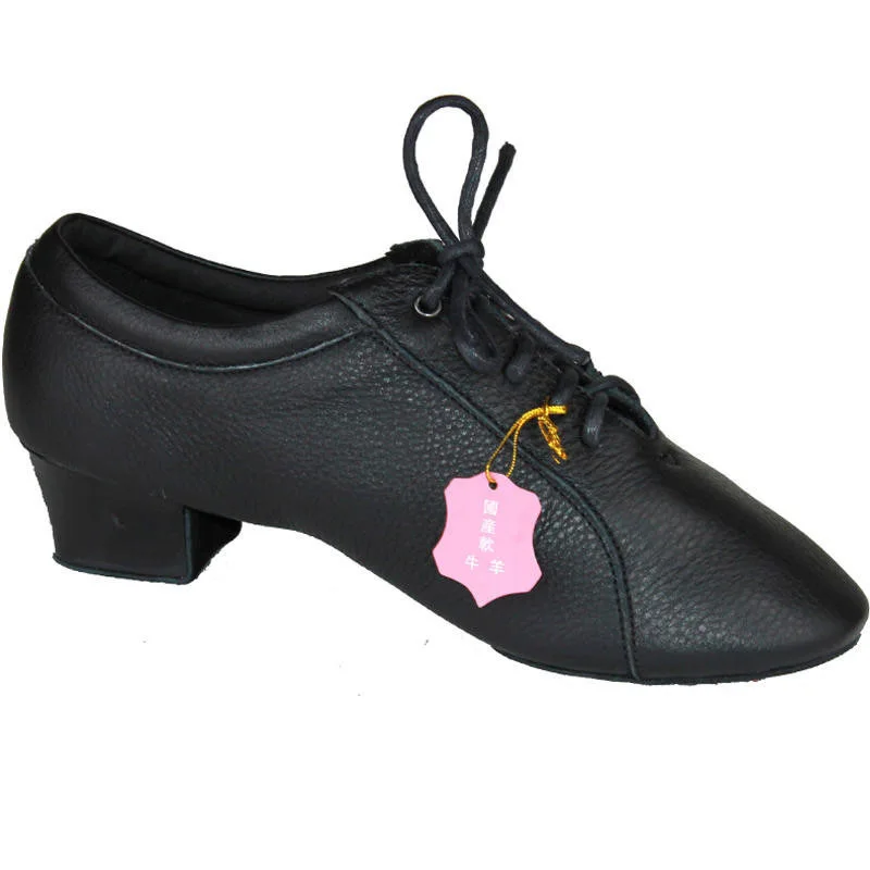  Genuine leather  male Latin dance shoes square dance shoes men's cowhide Ballroom dancing shoes 