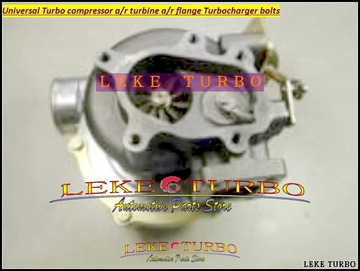 Universal Turbo GT2876 Compressor AR 0.70 Turbine AR 0.86 5-bolt Journal bearing T25 flange Internal Wastegate Turbocharger (3)