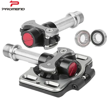 

Promend Titanium Alloy Axle Bicycle Pedals Ultra-light Self Locking Road Bike Auto Lock for Speed Play Pedals