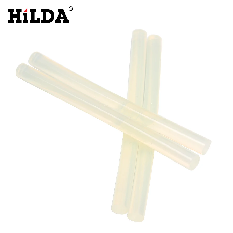 HILDA 50 шт./лот 7 мм x 100 термоплавкие клеевые палочки для электрического клеевого