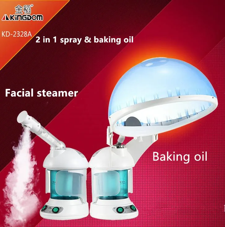

2 in 1 sauna vaporizer Salon hair steamer&vapor facial steamer ozone Aroma herbal Mist Aromatherapy SPA sprayer