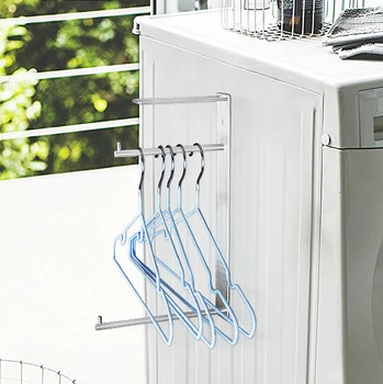

Houmaid Creative Stainless Steel Storage Racks For Hangers Wall Mounted Hanger Holders On Wall Balcony