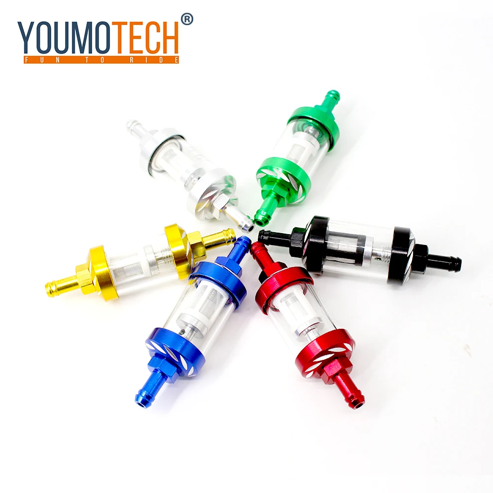 

Universal Motorcycle Fuel Oil Inline Filter For honda shadow dio hornet 600 cb400 yamaha mt07 mt09 ybr 125
