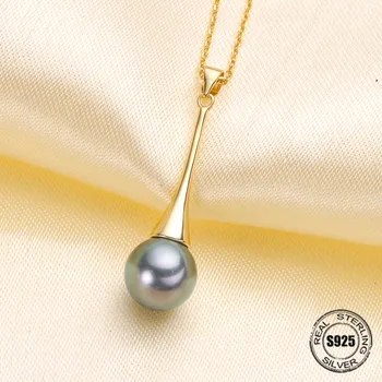 

Free Shipping Special Offer 925 Sterling Silver Pearl Pendant Necklace Pendant Findings Jewelry Parts Fittings Women Accessories