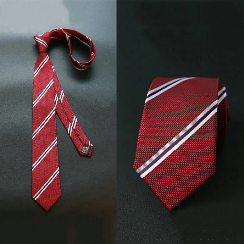 Mantieqingway 7 см полиэстер Полосатый галстук в горошек галстук солидный деловой галстук для мужчин свадебные Gravatas повседневные модные костюмы подарки - Цвет: 12