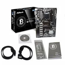 2PCS H110 PRO BTC+H110 Mining Board Support 13 Graphics Card DDR4 Miner Machine Best Mining Motherboard for ASRock Technology