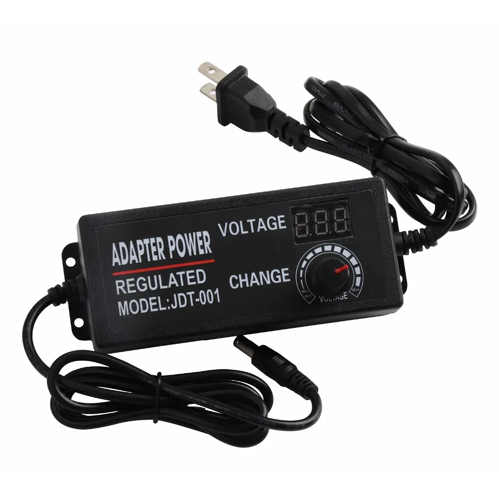 Voltage adjustable LED Power Supply AC 110V - 240V to DC 9-24V 3A 12V 24V lighting transformers driver Adapter IL | Лампы и освещение