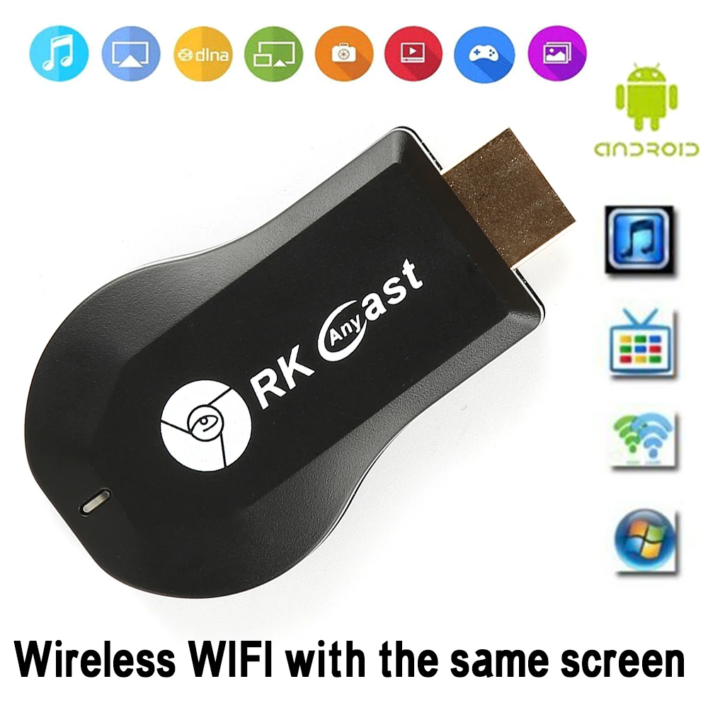 

1080P Wireless WiFi TV Dongle Receiver for Anycast M4 M9 Plus for Airplay WiFi Display Wireless HDMI TV Stick for IOS Android
