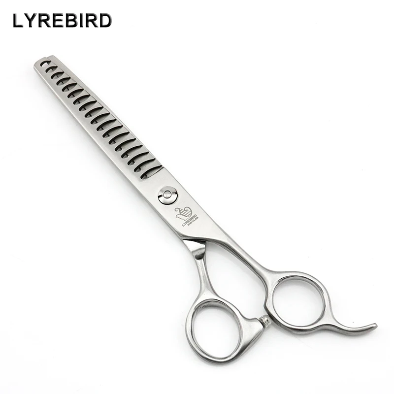 

Professional Dog Grooming Scissors 6.75 INCH Dog Chunker scissors Pet Thinning Shears 18 teeth LYREBIRD NEW