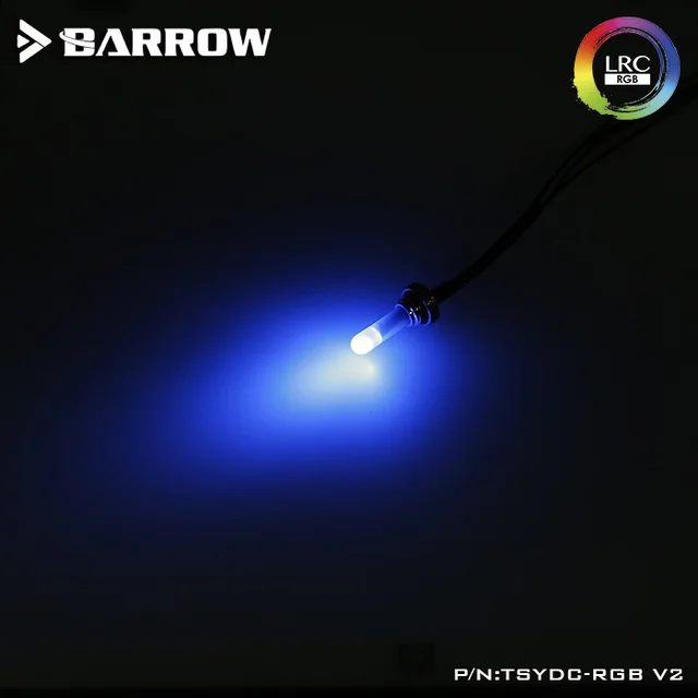 Special Price Barrow TSYDC-RGB-V2, LRC RGB v1 Lighting Plugs, Quartz Frosted Glass Soft Light Components, For Cylindrica Reservoir